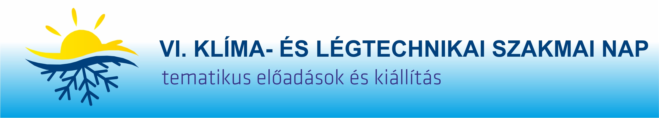 VI. Klíma és légtechnikai szakmai nap logo